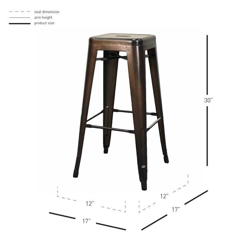 Zipcode Design™ Irvington Bar & Counter Stool & Reviews Wayfair